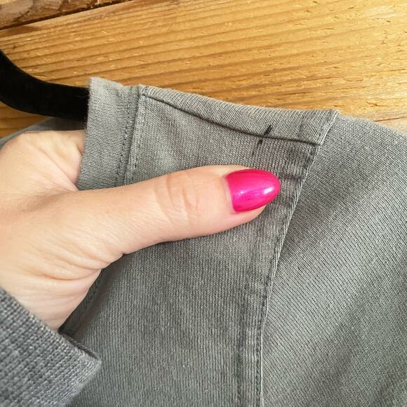 Free People Beach Portia Mini Dress Green Gray Cotton XS - Picture 5 of 8